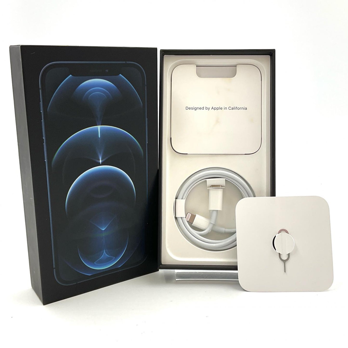 【全額返金保証】【最速発送】Apple iPhone iPhone 12 Pro 256GB パシフィックブルー Softbank 白ロム 超美品 動作確認済 96%