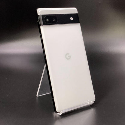 【全額返金保証】【最速発送】Google Pixel 6a 128GB Chalk Softbank GB17L 白ロム 動作確認済