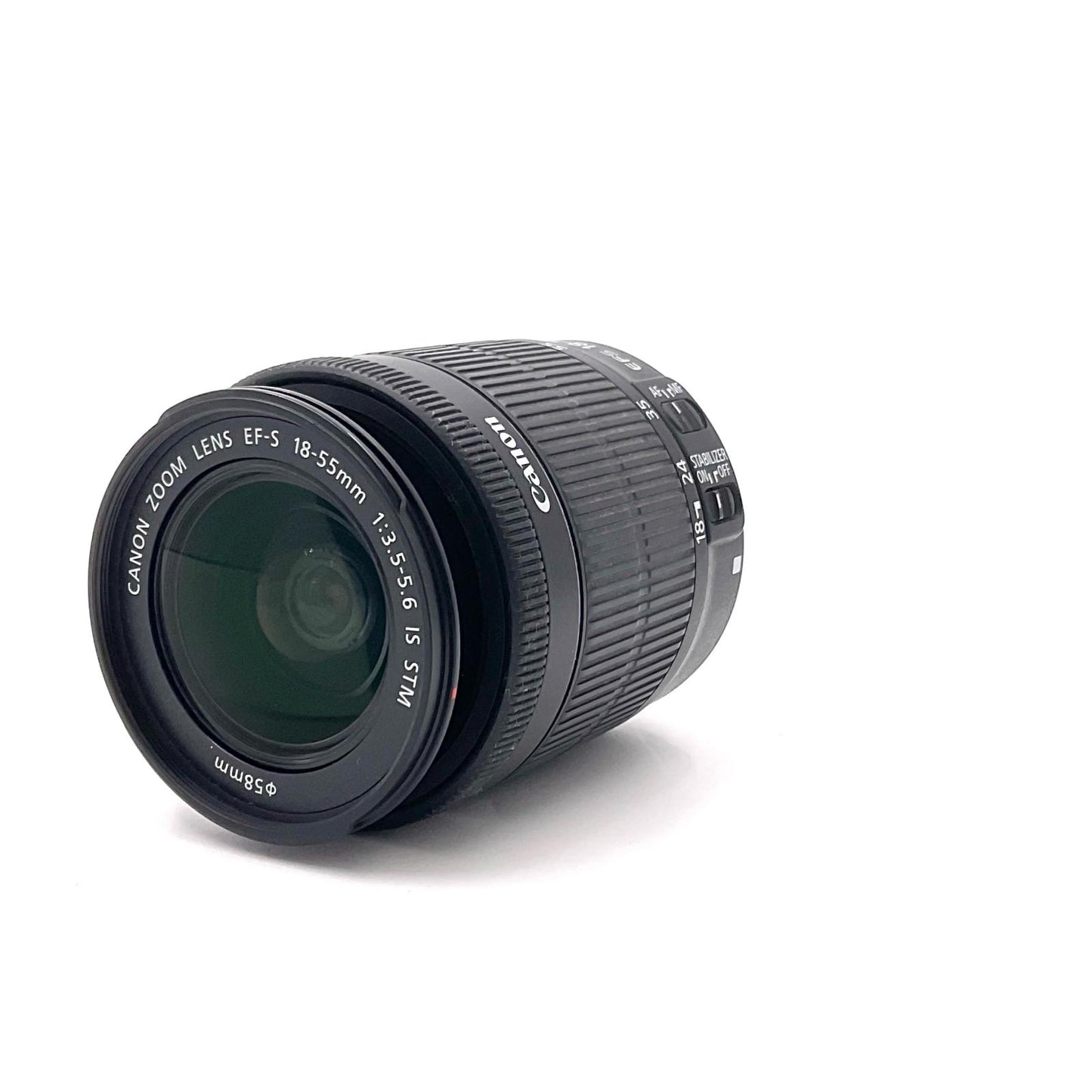 【全額返金保証】【最速発送】Canon EF-S 18-55mm F3.5-5.6 IS STM 動作確認済