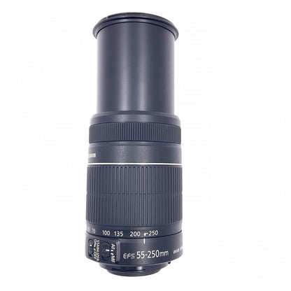 【全額返金保証】【最速発送】Canon EFS 55-250mm 1:4-5.6 IS II 美品 動作確認済