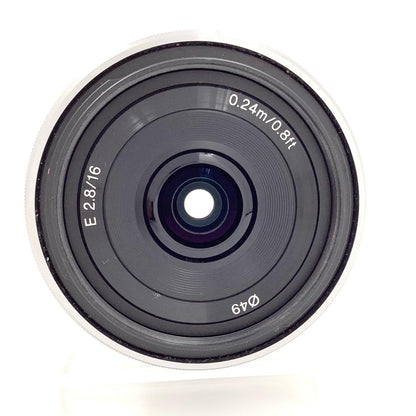 【全額返金保証】【最速発送】Sony E16mm F2.8 SEL16F28 動作確認済