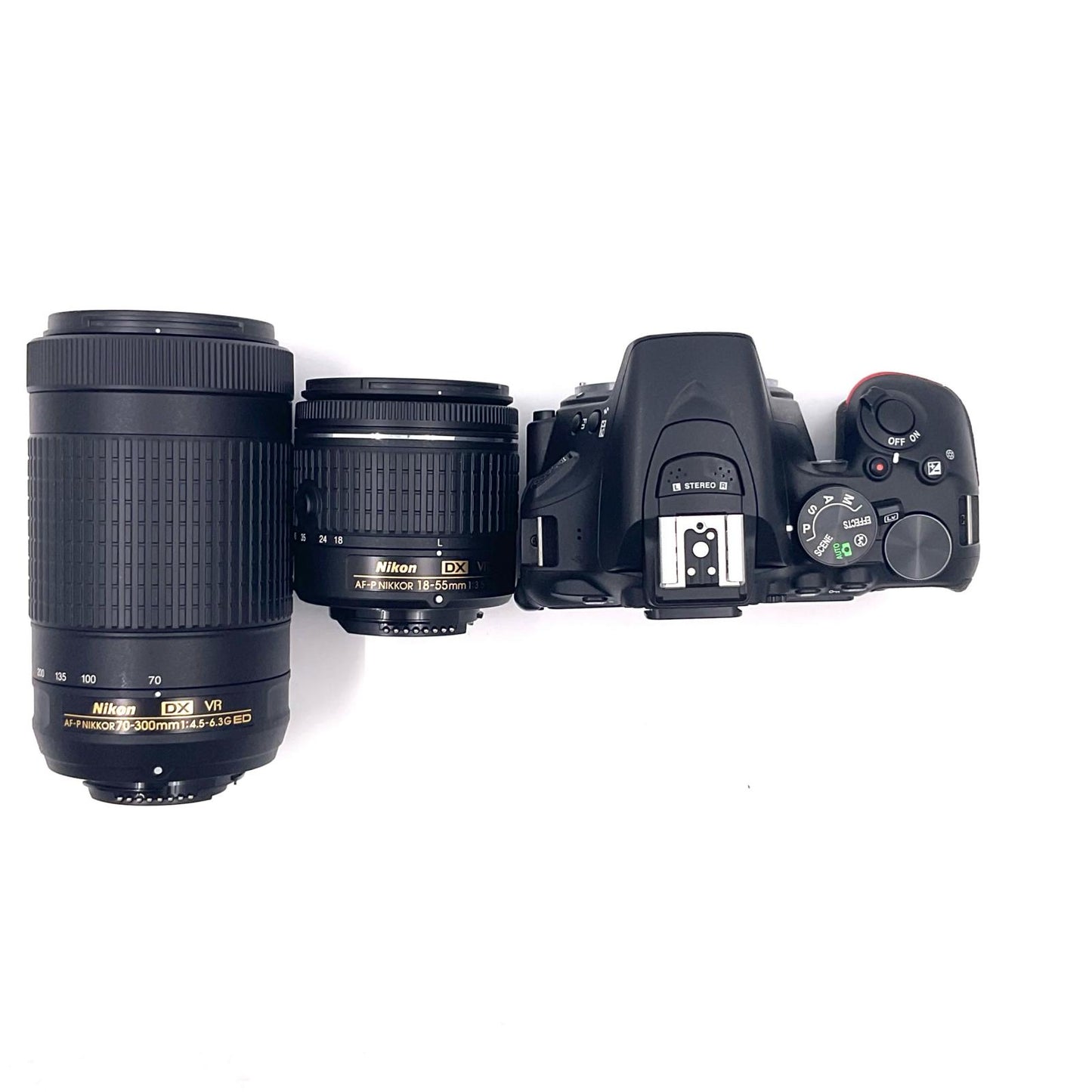 【全額返金保証】【最速発送】Nikon デジタル一眼 D5600 ダブルズームキット ブラック 美品 動作確認済