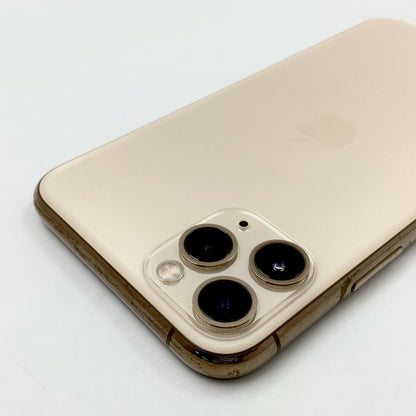 【全額返金保証】【最速発送】Apple iPhone iPhone 11 Pro 512GB ゴールド au 白ロム 動作確認済 83%