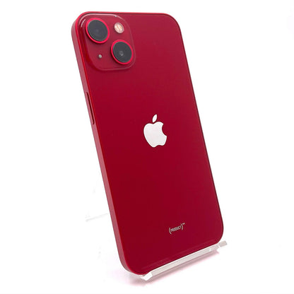 【全額返金保証】【最速発送】Apple iPhone iPhone 13 128GB プロダクトレッド au SIMフリー 白ロム 動作確認済 85%