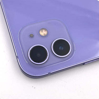 【全額返金保証】【最速発送】Apple iPhone iPhone 12 64GB パープル au 白ロム 動作確認済 79%