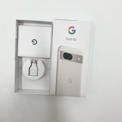 【全額返金保証】【最速発送】Google Pixel 8a 128GB Porcelain au G576D 美品 動作確認済