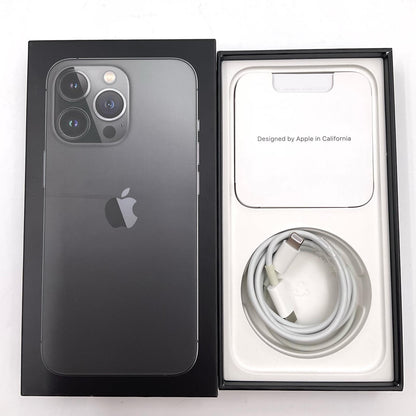 【全額返金保証】【最速発送】Apple iPhone iPhone 13 Pro 128GB グラファイト au SIMフリー 白ロム 動作確認済 79%