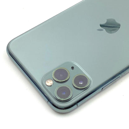 【全額返金保証】【最速発送】Apple iPhone iPhone 11 Pro Max 256GB ミッドナイトグリーン docomo SIMフリー 白ロム 動作確認済 77%