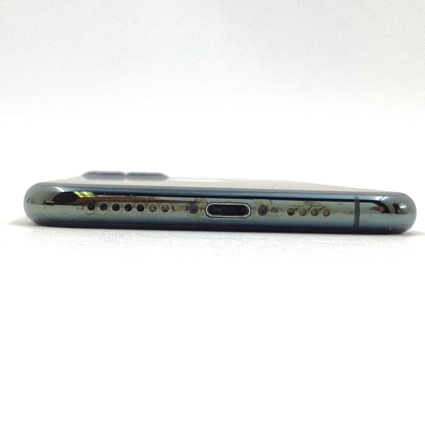 【全額返金保証】【最速発送】Apple iPhone iPhone 11 Pro Max 256GB ミッドナイトグリーン docomo SIMフリー 白ロム 動作確認済 77%