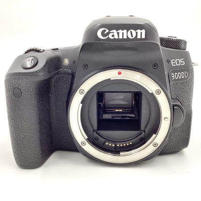 【全額返金保証】【最速発送】Canon デジタル一眼 EOS 9000D ボディ ブラック 美品 動作確認済