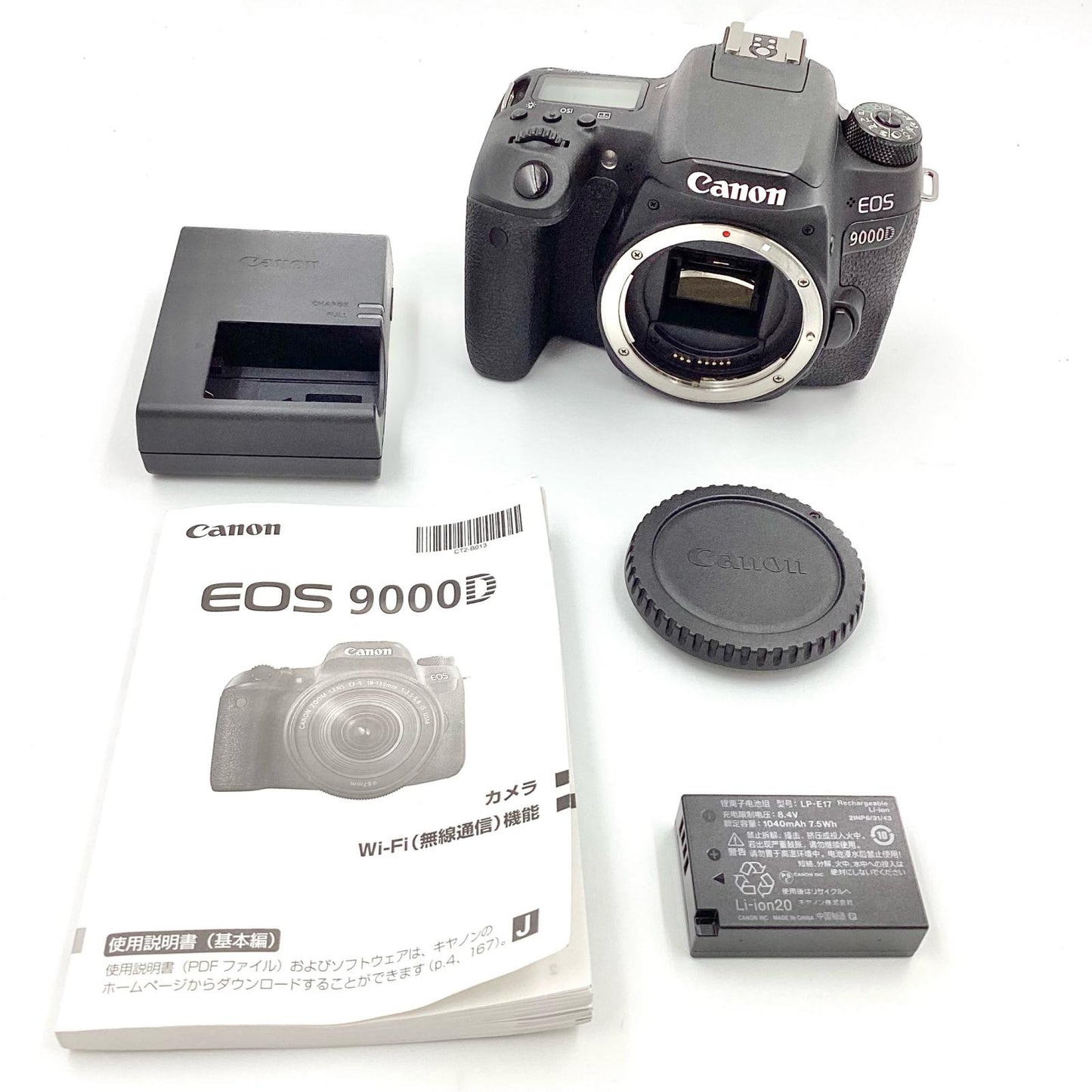 【全額返金保証】【最速発送】Canon デジタル一眼 EOS 9000D ボディ ブラック 美品 動作確認済