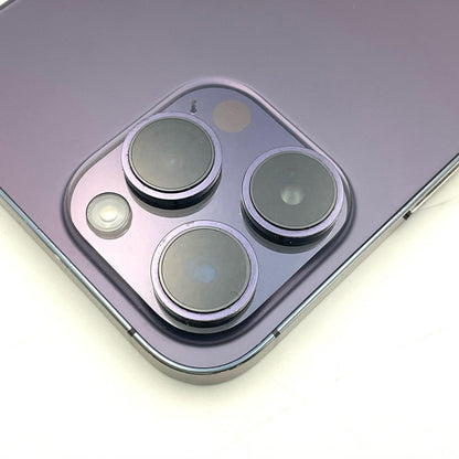 【全額返金保証】【最速発送】Apple iPhone iPhone 14 Pro Max 256GB ディープパープル SIMフリー 白ロム 動作確認済 100%