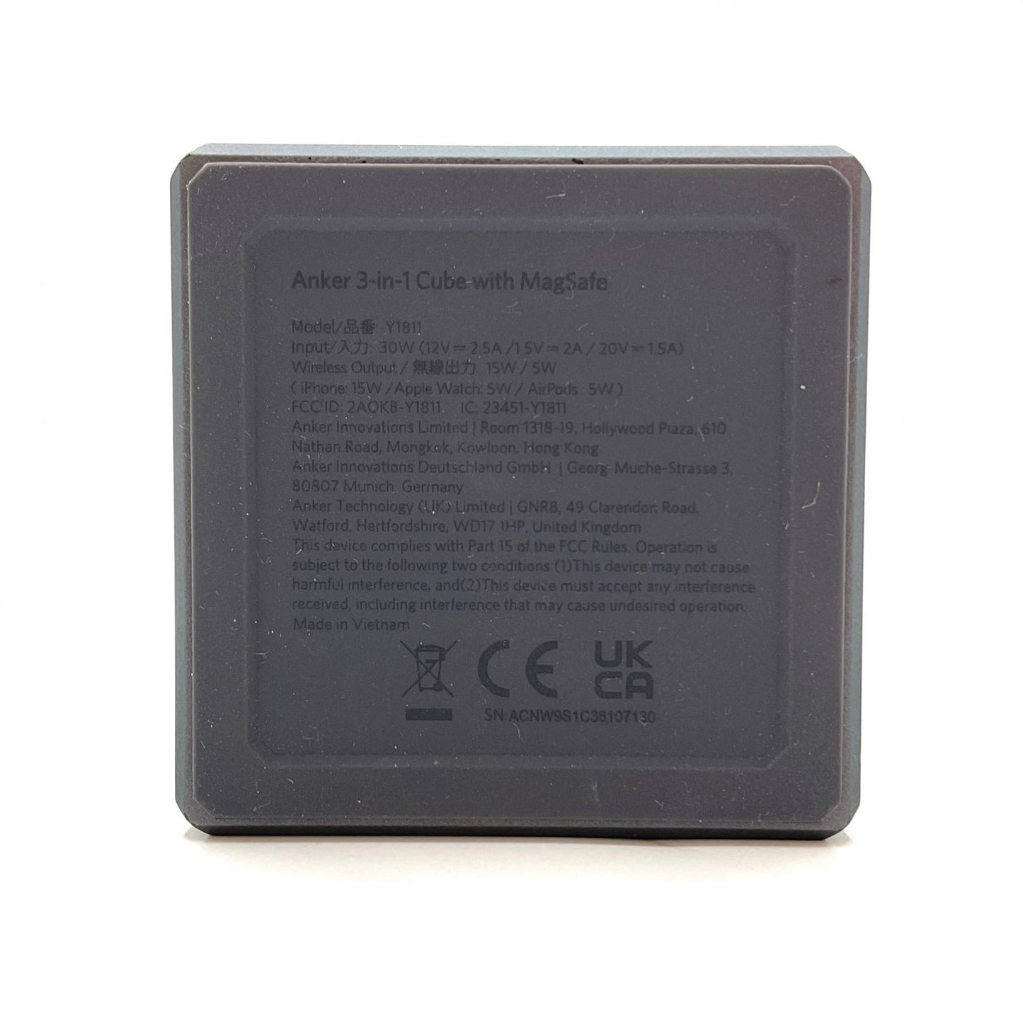 【全額返金保証】【最速発送】ANKER Y1811 動作確認済