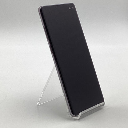 【最速発送】SAMSUNG Galaxy S10＋ 128GB プリズムブラック docomo SC-04L 白ロム【難有】