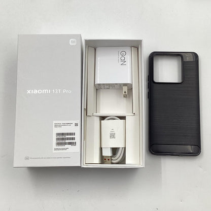 【全額返金保証】【最速発送】Xiaomi Xiaomi 13T Pro 256GB ブラック SIMフリー 23088PND5R 白ロム 動作確認済