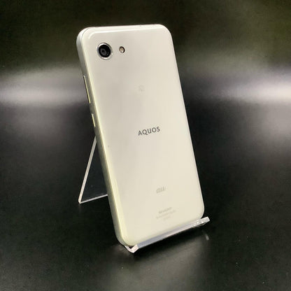【全額返金保証】【最速発送】SHARP AQUOS R compact 32GB ムーンホワイト au SHV41 白ロム 動作確認済