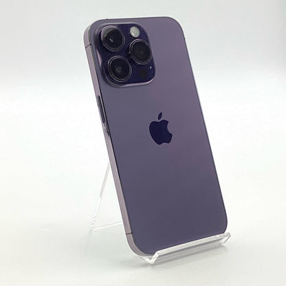 【全額返金保証】【最速発送】Apple iPhone iPhone 14 Pro 128GB ディープパープル au 動作確認済 79%