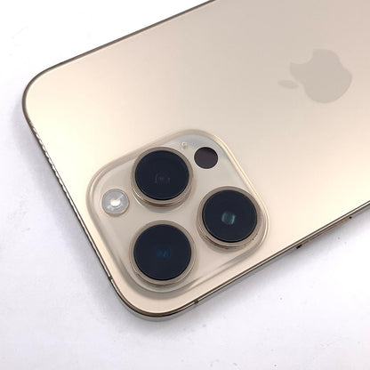 【全額返金保証】【最速発送】Apple iPhone iPhone 14 Pro Max 128GB ゴールド 楽天モバイル 白ロム 動作確認済 78%