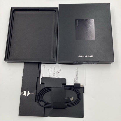 【全額返金保証】【最速発送】SAMSUNG Galaxy Z Fold5 512GB ブラック SIMフリー SM-F946N 白ロム 動作確認済