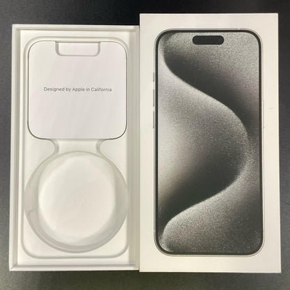 【全額返金保証】【最速発送】Apple iPhone iPhone 15 Pro 512GB ホワイトチタニウム SIMフリー 白ロム 美品 動作確認済 88%