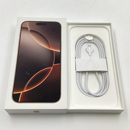 【全額返金保証】【最速発送】Apple iPhone iPhone 16 Pro Max 256GB デザートチタニウム SIMフリー 白ロム 美品 動作確認済 97%