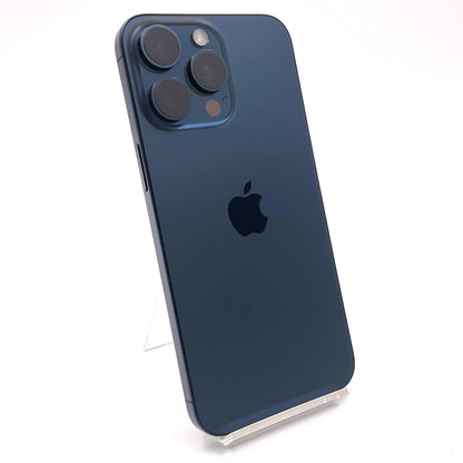 【全額返金保証】【最速発送】Apple iPhone iPhone 15 Pro Max 256GB ブルーチタニウム UQmobile 白ロム 美品 動作確認済 86%