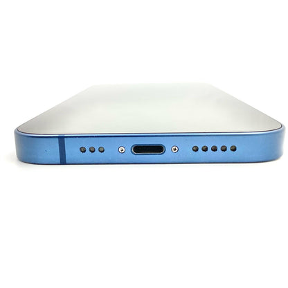 【全額返金保証】【最速発送】Apple iPhone iPhone 13 128GB ブルー SIMフリー 白ロム 美品 動作確認済 85%