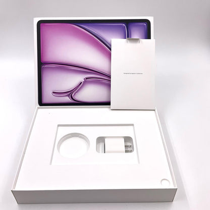 【全額返金保証】【最速発送】Apple iPad Air 13インチ 第6世代 256GB パープル Wi-Fi 超美品 動作確認済