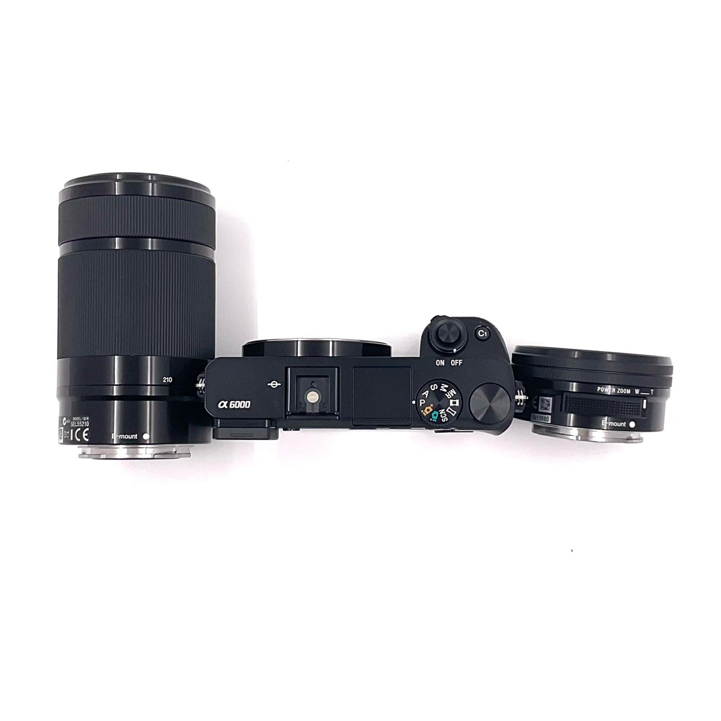 【全額返金保証】【最速発送】Sony デジタル一眼 α6000 ILCE-6000Y ダブルズームレンズキット [ブラック] 美品 動作確認済