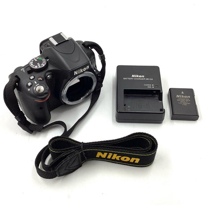 【全額返金保証】【最速発送】Nikon デジタル一眼 D5100 ボディ ブラック 動作確認済