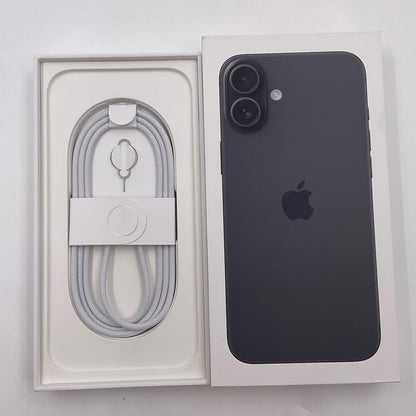 【全額返金保証】【最速発送】Apple iPhone iPhone 16 Plus 128GB ブラック SIMフリー 白ロム 美品 動作確認済 100%