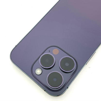 【全額返金保証】【最速発送】Apple iPhone iPhone Pro 14 Pro 128GB ディープパープル Softbank 白ロム 動作確認済 78%