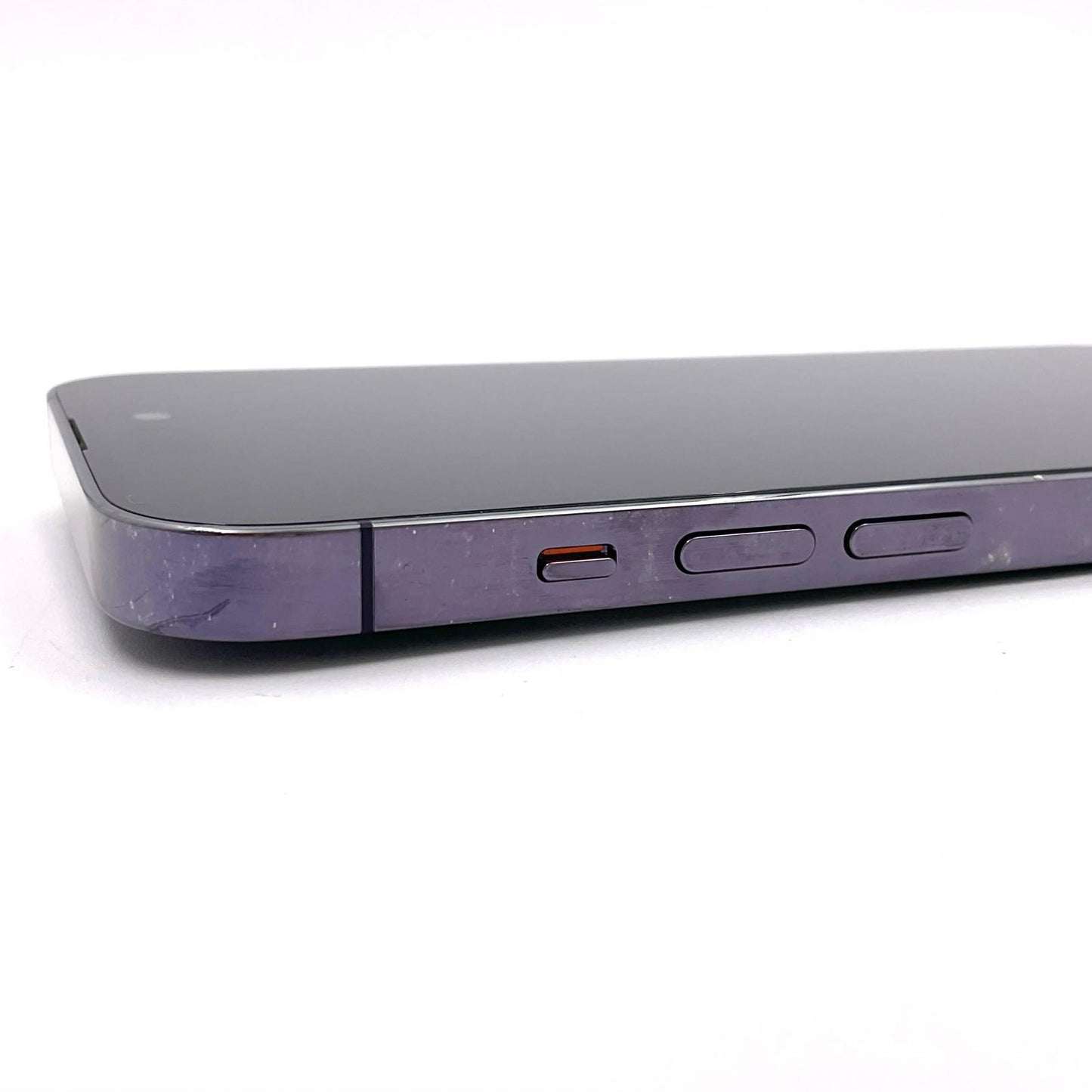 【全額返金保証】【最速発送】Apple iPhone iPhone Pro 14 Pro 128GB ディープパープル Softbank 白ロム 動作確認済 78%