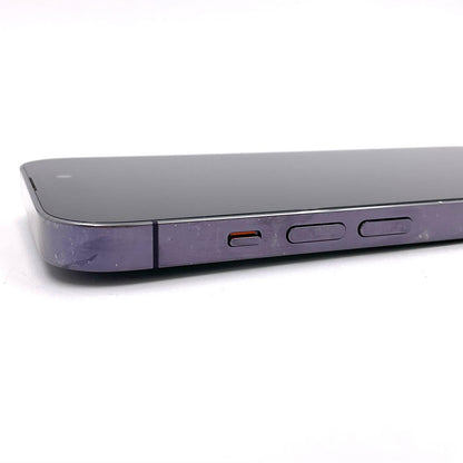 【全額返金保証】【最速発送】Apple iPhone iPhone Pro 14 Pro 128GB ディープパープル Softbank 白ロム 動作確認済 78%