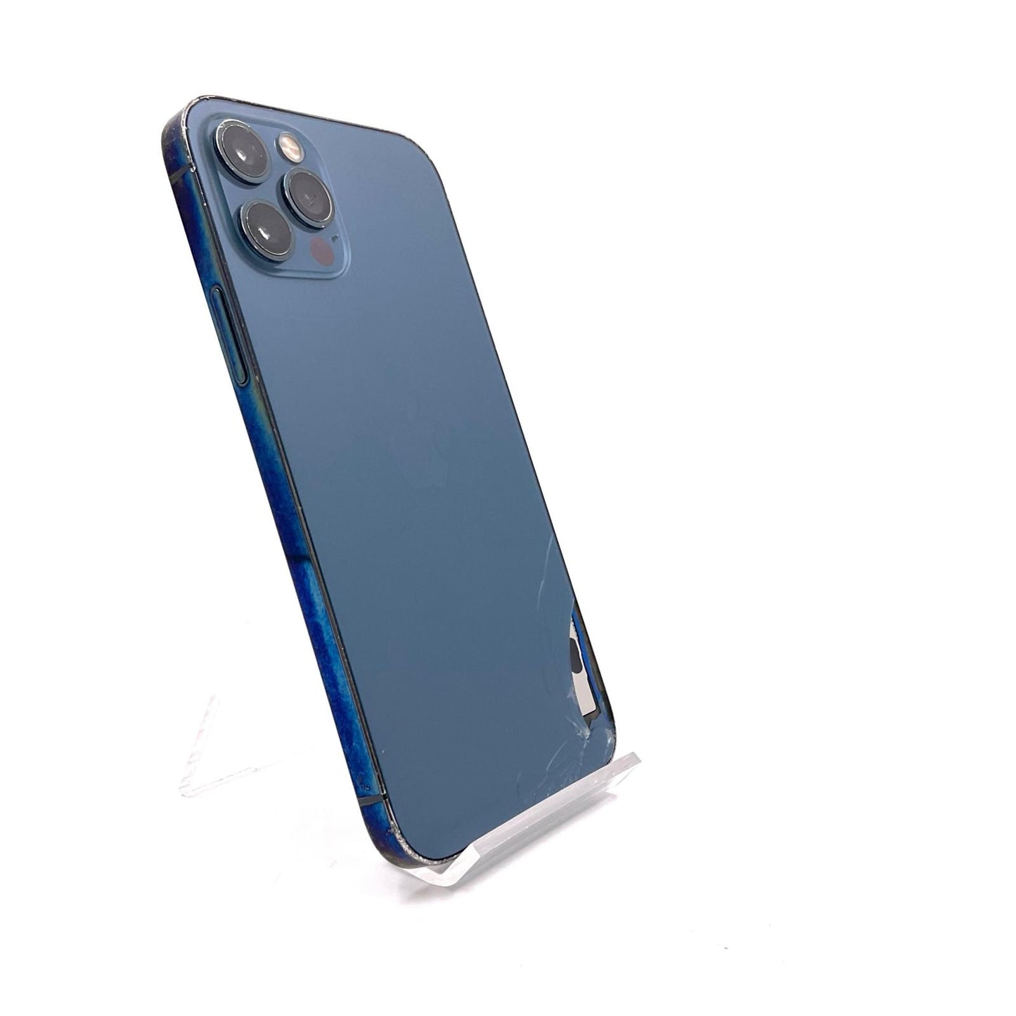 【最速発送】Apple iPhone iPhone 12 Pro 128GB パシフィックブルー Softbank 白ロム【難有】 75%