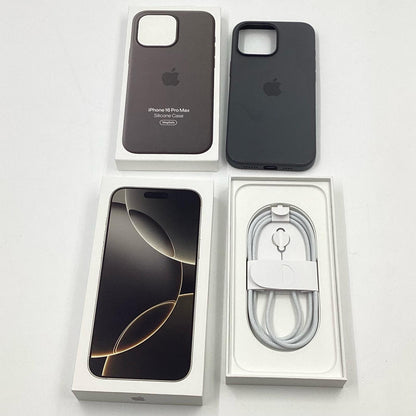 【全額返金保証】【最速発送】Apple iPhone iPhone 16 Pro Max 256GB ナチュラルチタニウム SIMフリー 白ロム 動作確認済 96%