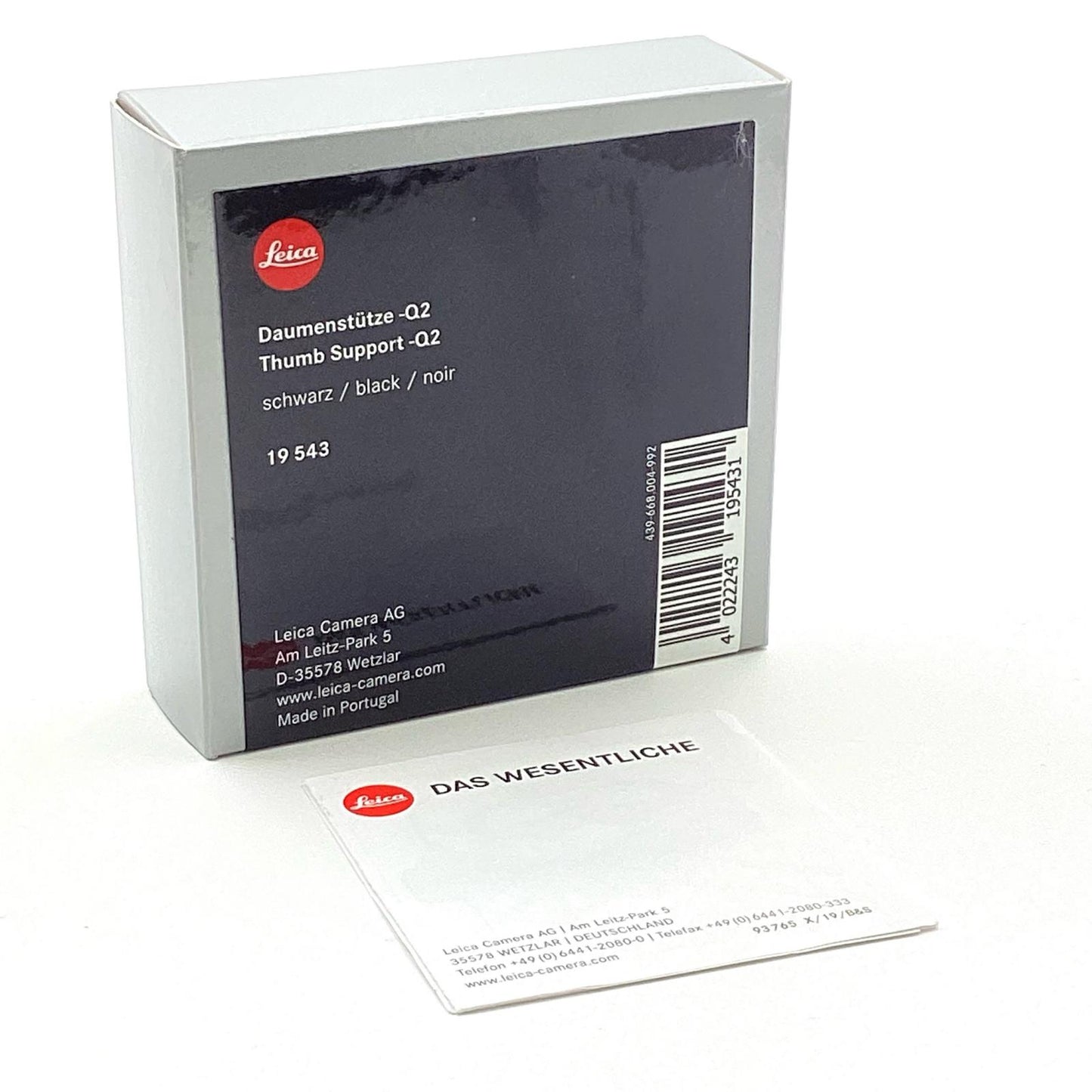 【全額返金保証】【最速発送】Leica Leica Thumb Support for Q2 ブラック サムレスト 美品 動作確認済