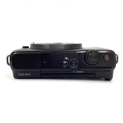 【全額返金保証】【最速発送】Canon デジタル一眼 EOS M10 ボディ [ブラック] ブラック 動作確認済