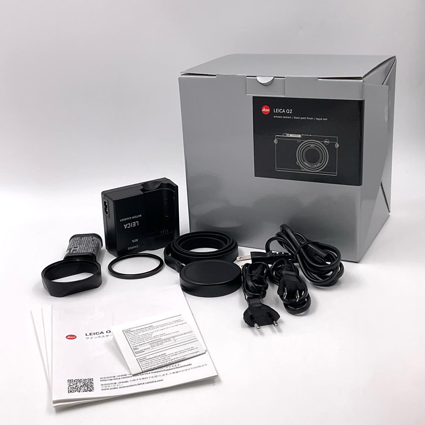 【全額返金保証】【最速発送】Leica コンパクトデジタルカメラ Q2 19050 動作確認済