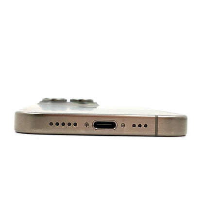 【全額返金保証】【最速発送】Apple iPhone iPhone Pro 15 Pro 128GB ナチュラルチタニウム SIMフリー 白ロム 美品 動作確認済 92%