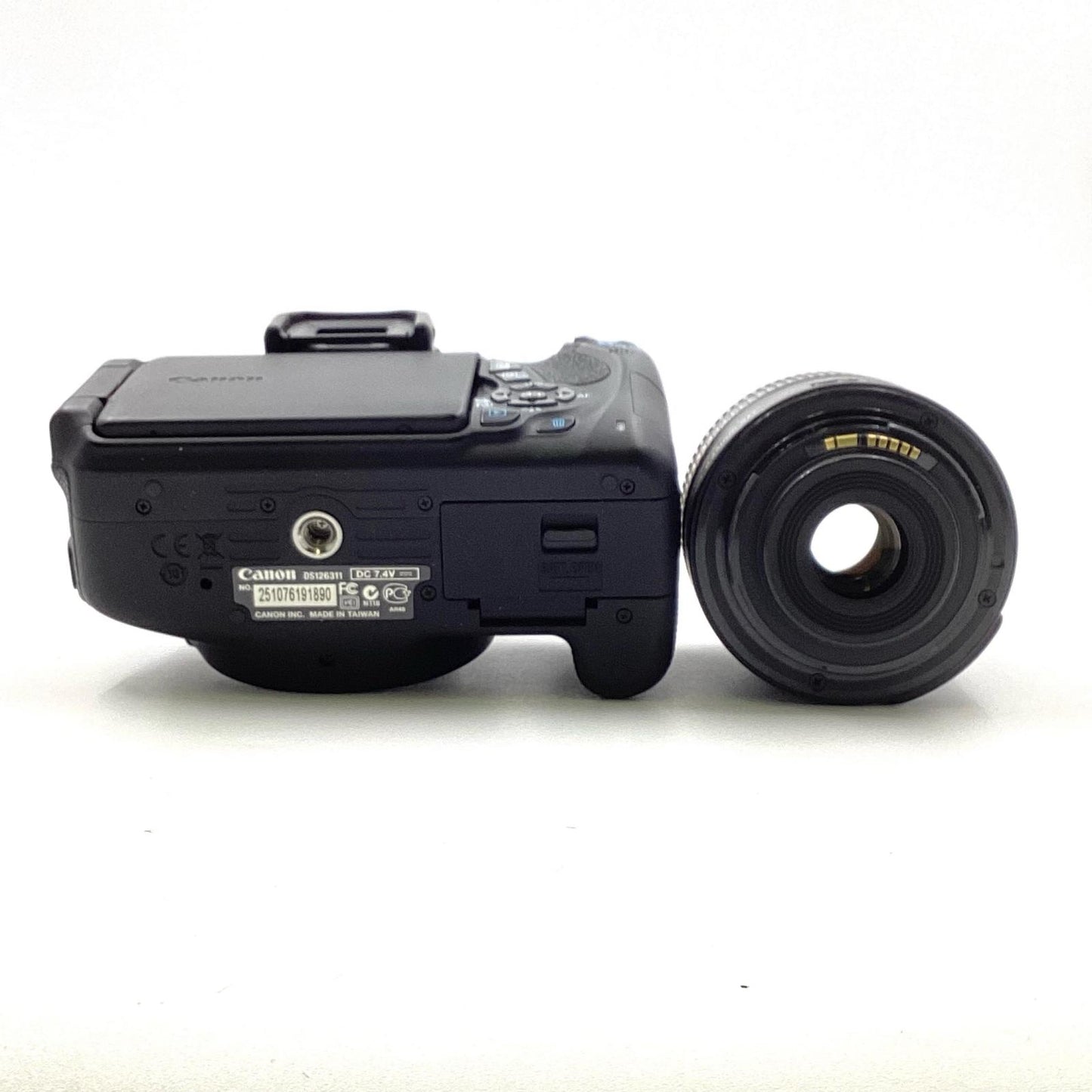 【全額返金保証】【最速発送】Canon デジタル一眼 EOS Kiss X5 EF-S18-55 IS II レンズキット ブラック 動作確認済