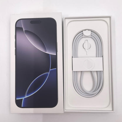 【全額返金保証】【最速発送】Apple iPhone iPhone 16 Pro Max 256GB ブラックチタニウム SIMフリー 白ロム 動作確認済 95%