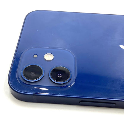 【最速発送】Apple iPhone iPhone 12 128GB ブルー Softbank 白ロム【難有】 74%