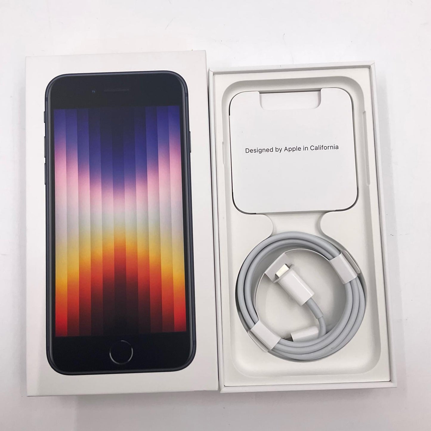 【全額返金保証】【最速発送】Apple iPhone iPhone SE（第3世代） 128GB ミッドナイト SIMフリー 白ロム 動作確認済 78%
