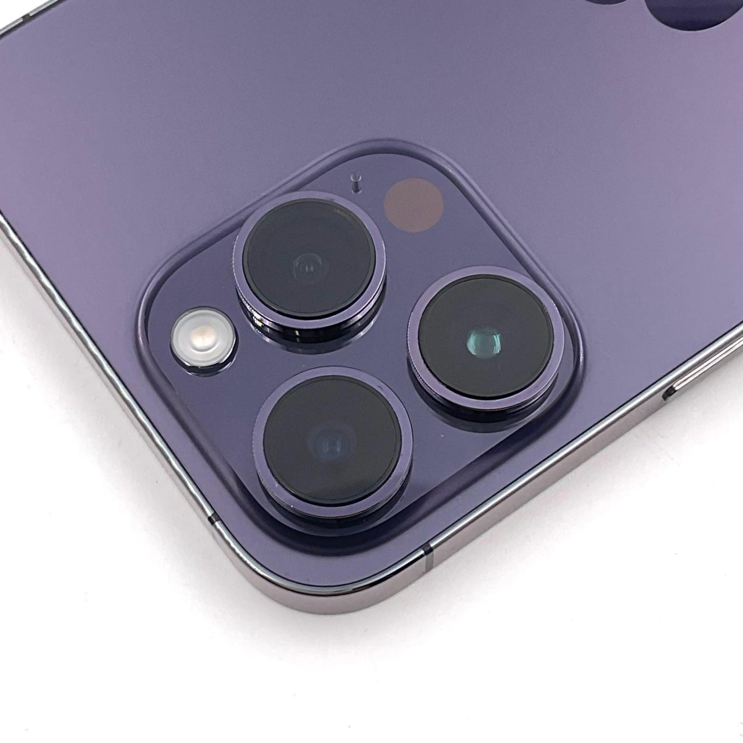 【全額返金保証】【最速発送】Apple iPhone iPhone 14 Pro Max 128GB ディープパープル SIMフリー 白ロム 動作確認済 80%