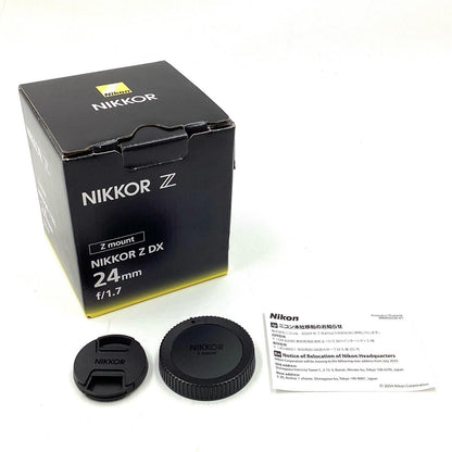 【全額返金保証】【最速発送】Nikon NIKKOR Z DX 24mm f/1.7 超美品 動作確認済