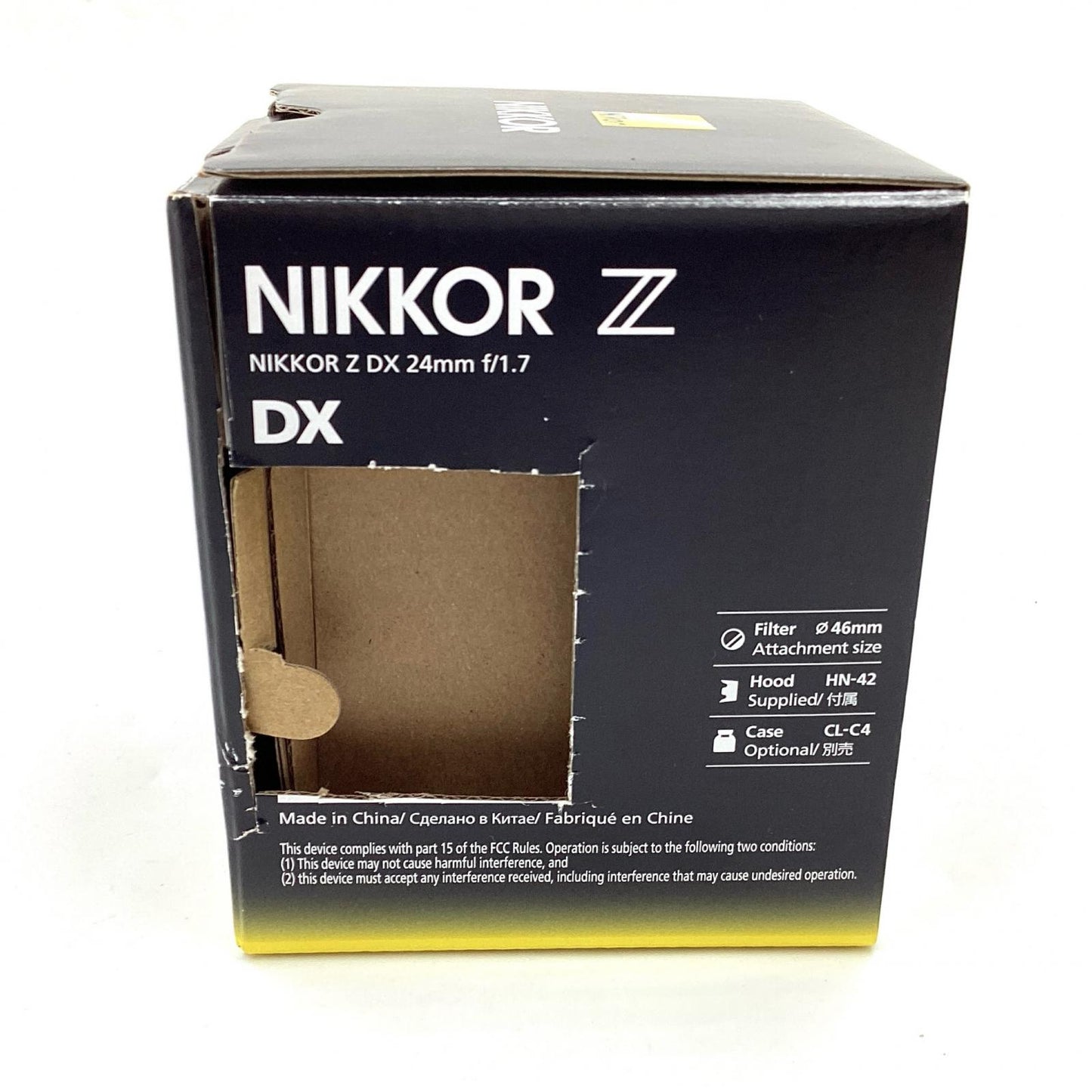 【全額返金保証】【最速発送】Nikon NIKKOR Z DX 24mm f/1.7 超美品 動作確認済
