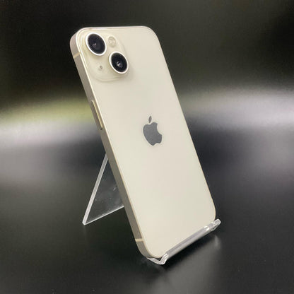 【全額返金保証】【最速発送】Apple iPhone iPhone 14 128GB スターライト au SIMフリー 動作確認済 85%