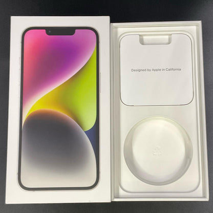 【全額返金保証】【最速発送】Apple iPhone iPhone 14 128GB スターライト au SIMフリー 動作確認済 85%