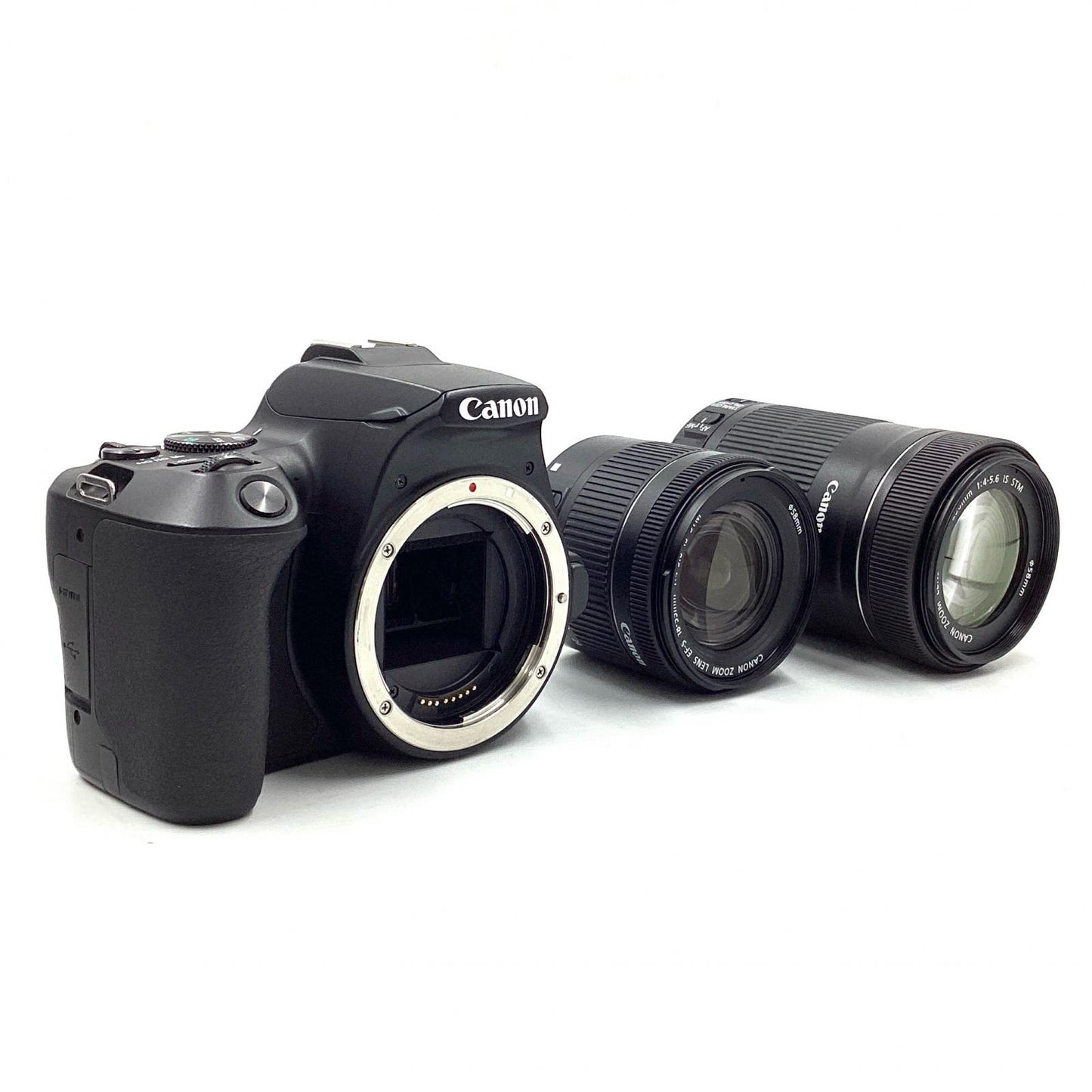 【全額返金保証】【最速発送】Canon デジタル一眼 EOS Kiss X10 ダブルズームキット ブラック 動作確認済